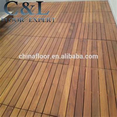 waterproof Oiled finished smooth unfinished natural Burma Teak outdoor decking