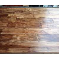 Natural Color Flat UV Lacquer Small Leaf Acacia Solid Wood Flooring